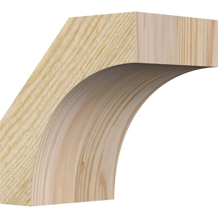 Ekena Millwork 4"W x 6"D x 6"H Westlake Rough Sawn Knee Brace, Douglas Fir BRC04X06X06WTL00RDF